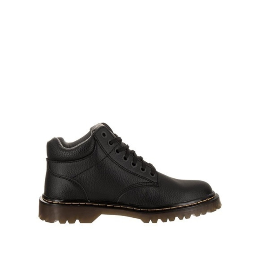 Dr. Martens Harrisfield Black Leather Lace Up Boots - Picture 2 of 12